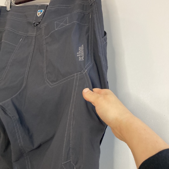 Kuhl Pants Mens 36 x 30 Dark Gray Nylon Stretch Lightweight Straight Leg - Picture 11 of 15